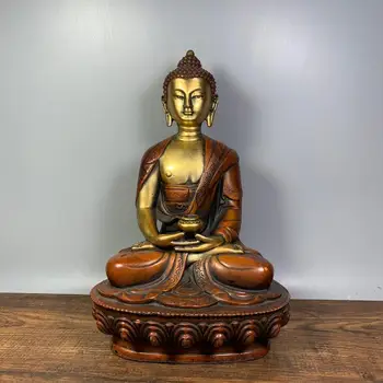 8" Tibet Buddhism Temple bronze Gilt true gold Medicine Buddha Statue Shakyamuni Buddha Statue Amitabha statue
8" Tibet Buddhism Temple bronze Gilt true gold Medicine Buddha Statue Shakyamuni Buddha Statue Amitabha statue