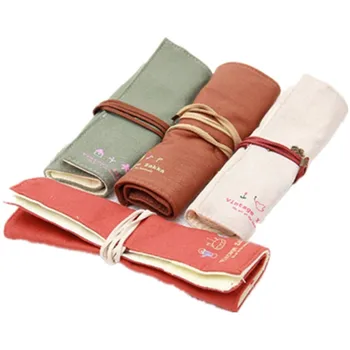 Fantastic Hot Retro Canvas Bag Holder Roll Up Stationery Pen Brushes Makeup Pencil Case Pouch Kawaii Pencil Case
Fantastic Hot Retro Canvas Bag Holder Roll Up Stationery Pen Brushes Makeup Pencil Case Pouch Kawaii Pencil Case
