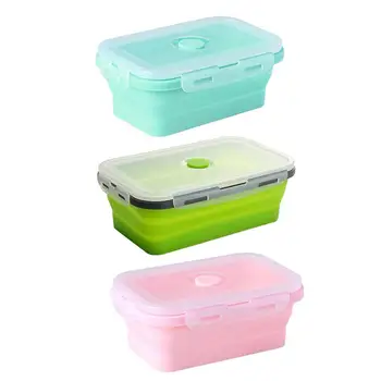 Silicone Lunch Box Collapsible Portable Box Bowl Bento Boxes Folding Food Container 350/500/800/1200ml Eco-Friendly
Silicone Lunch Box Collapsible Portable Box Bowl Bento Boxes Folding Food Container 350/500/800/1200ml Eco-Friendly