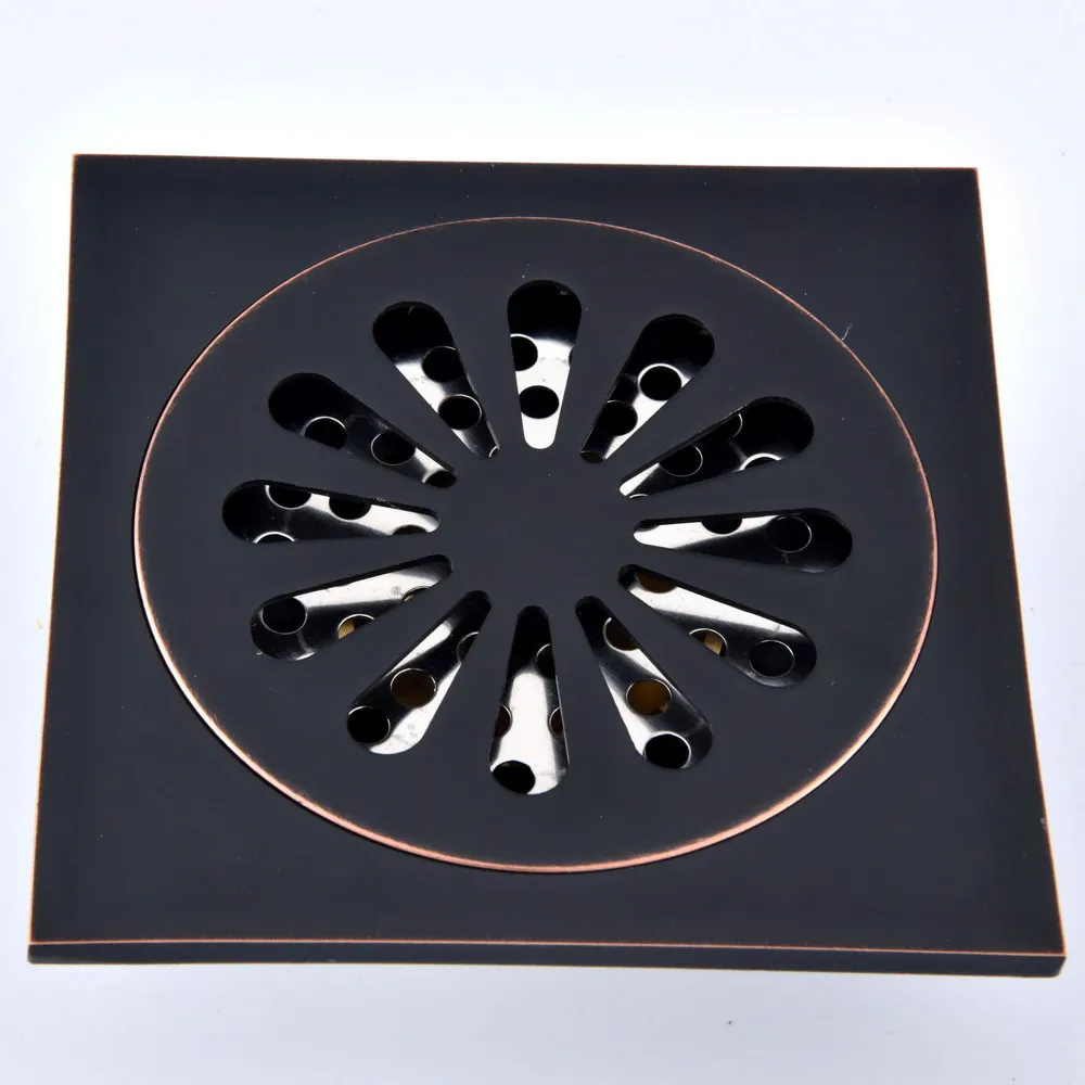 Black Oil Rubbed Brass Bathroom Floor Anti-odor and Insect-Proof Shower Drain Dhr087 
Black Oil Rubbed Brass Bathroom Floor Anti-odor and Insect-Proof Shower Drain Dhr087