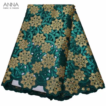 Anna african sequin lace fabric 2020 high quality green embroidered with hollow out design nigerian organza fabrics for sewing
Anna african sequin lace fabric 2020 high quality green embroidered with hollow out design nigerian organza fabrics for sewing