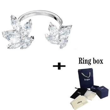 SWA New LOUISON Open Ring Crystal Elegant Temperament Lady Ring Send Mom Girlfriend Valentine Jewelry Gift Unique Retro
SWA New LOUISON Open Ring Crystal Elegant Temperament Lady Ring Send Mom Girlfriend Valentine Jewelry Gift Unique Retro