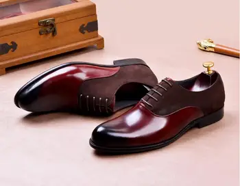 Fashion Man Formal Shoes High Quality Genuine Leather Personality Men Business Dress Oxford Wedding Shoes DA042
Fashion Man Formal Shoes High Quality Genuine Leather Personality Men Business Dress Oxford Wedding Shoes DA042