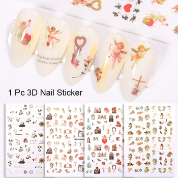 1Pc 3D Angel Pattern Nail Sticker Angel Flower And Leaves Pattern Nail Art Decoration In Spring And Summer DIY Decoration
1Pc 3D Angel Pattern Nail Sticker Angel Flower And Leaves Pattern Nail Art Decoration In Spring And Summer DIY Decoration