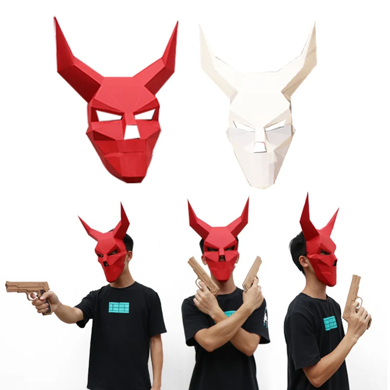 3d Cattle Horrible Mask Handmade Decor Bar Festival Photography Party Costume for Paper Mould Halloween for Headgear Paper Mask
3d Cattle Horrible Mask Handmade Decor Bar Festival Photography Party Costume for Paper Mould Halloween for Headgear Paper Mask