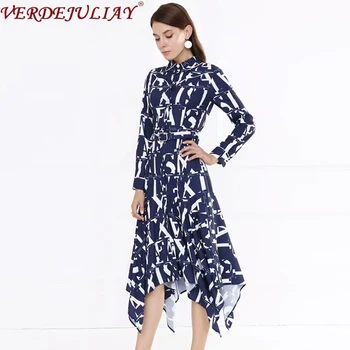 VERDEJULIAY Runway Fashion Autumn Asymmetrical Dress Women's Long Sleeve Letter Printed Slim Elegant Vintage Midi Dresses
VERDEJULIAY Runway Fashion Autumn Asymmetrical Dress Women's Long Sleeve Letter Printed Slim Elegant Vintage Midi Dresses