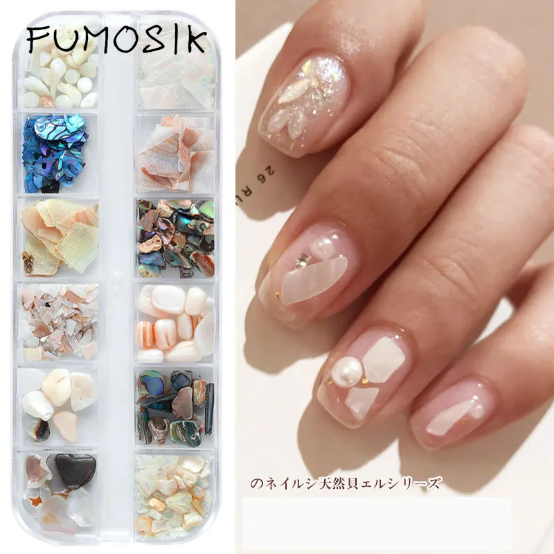 12 Colors Nails Abalone Shell Fragments Texture Natural Pearl 3d Manicure Stickers
12 Colors Nails Abalone Shell Fragments Texture Natural Pearl 3d Manicure Stickers