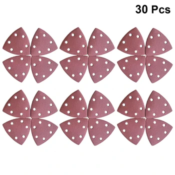 30PCS Triangle Abrasive Paper Red Sand Flocking Sandpaper Self-Adhesive Polishing Sand Paper 6 Holes Sand Disc Sand Paper Disc
30PCS Triangle Abrasive Paper Red Sand Flocking Sandpaper Self-Adhesive Polishing Sand Paper 6 Holes Sand Disc Sand Paper Disc