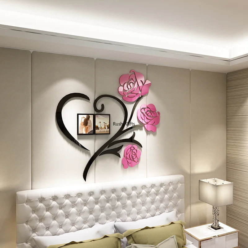 Rose Frame Acrylic WallSticker Creative Personality 3D Stereo WallSticker Bedroom Warm BedsideBackground WallDecoration Painting
Rose Frame Acrylic WallSticker Creative Personality 3D Stereo WallSticker Bedroom Warm BedsideBackground WallDecoration Painting
