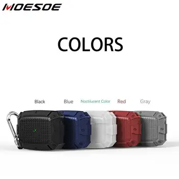 Rugged Armor Headphone Case For Apple AirPods Pro Luminous Soft Silicone Earphone Charger Case Cover For Apple AirPods Pro
Rugged Armor Headphone Case For Apple AirPods Pro Luminous Soft Silicone Earphone Charger Case Cover For Apple AirPods Pro