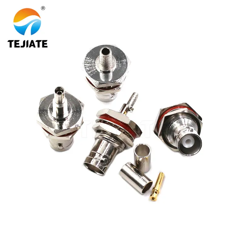 1PCS BNC-KY-1.5/3 Big Six Corners Female Header RF Coaxial Connector 50 Ohm Suitable For RG58/142/316 No Wire | Электронные