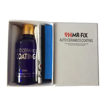 30 ml 50 ML Mr. Fix Upgraded 9H Car Polish Liquid Ceramic Coat Super Hydrophobic Coating Crystal Set Auto Detailing Glasscoat 
30 ml 50 ML Mr. Fix Upgraded 9H Car Polish Liquid Ceramic Coat Super Hydrophobic Coating Crystal Set Auto Detailing Glasscoat