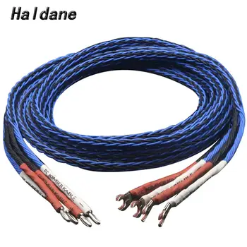 Haldane HIFI 8TC Audio Speaker Cable 2 Banana Plug to 2 Y Spade Connector Speaker Cable for Amplifier Turntable CD Player
Haldane HIFI 8TC Audio Speaker Cable 2 Banana Plug to 2 Y Spade Connector Speaker Cable for Amplifier Turntable CD Player