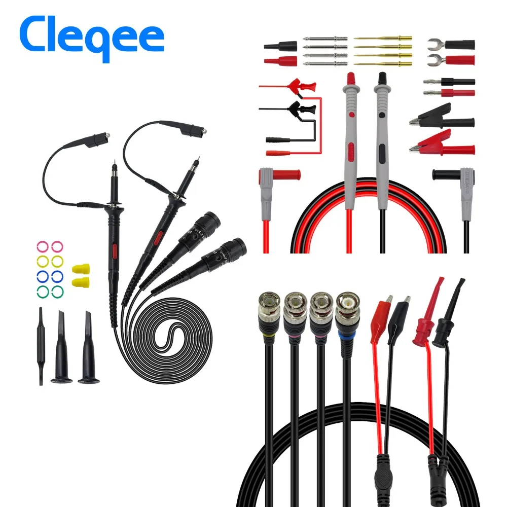 Cleqee P1260D Многофункциональный тестовый свинцовый комплект осциллограф зонд Сменный мультиметр тестовый провод
Cleqee P1260D Многофункциональный тестовый свинцовый комплект осциллограф зонд Сменный мультиметр тестовый провод