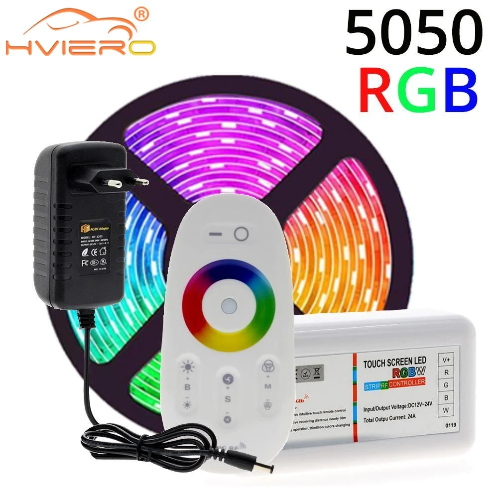 5050 LED Strip RGB / RGBW / RGBWW 5M 300LEDs RGB Color Changeable Flexible LED Light + Remote Controller + 12V 3A Power Adapter
5050 LED Strip RGB / RGBW / RGBWW 5M 300LEDs RGB Color Changeable Flexible LED Light + Remote Controller + 12V 3A Power Adapter