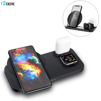 DCAE 3 in 1 Wireless Charger for Apple Watch 5 4 3 2 1 Fast Charge for Airpods Pro iPhone 11 XS Max XR X 8 QI Charging Stand Pad
DCAE 3 in 1 Wireless Charger for Apple Watch 5 4 3 2 1 Fast Charge for Airpods Pro iPhone 11 XS Max XR X 8 QI Charging Stand Pad
