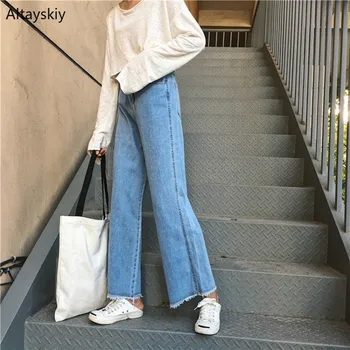 Jeans Women Solid Trendy Elegant All-match High-quality Korean Style Leisure Daily Womens Female Lovely Simple 2020 Pockets New
Jeans Women Solid Trendy Elegant All-match High-quality Korean Style Leisure Daily Womens Female Lovely Simple 2020 Pockets New