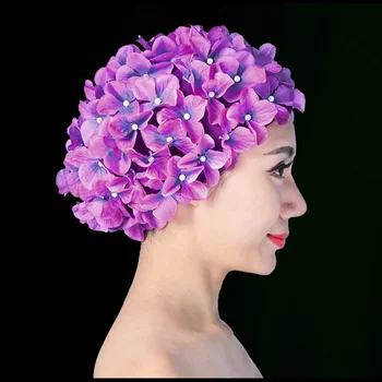 Ladies Swim Cap Adult Swimming Shower 3D Flower Long Hair Vintage Retro Turban Bathing Cap Long Hair Cover Hats Stretch
Ladies Swim Cap Adult Swimming Shower 3D Flower Long Hair Vintage Retro Turban Bathing Cap Long Hair Cover Hats Stretch