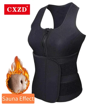 CXZD Womens Slimming Training Cincher Waist Trainer Corset Sweat Vest with logo
CXZD Womens Slimming Training Cincher Waist Trainer Corset Sweat Vest with logo