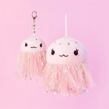 New 13CM Marine Life Jellyfish Doll Keychain Small Doll Bag Pendant Particle Filling Cute Girl Gift
New 13CM Marine Life Jellyfish Doll Keychain Small Doll Bag Pendant Particle Filling Cute Girl Gift