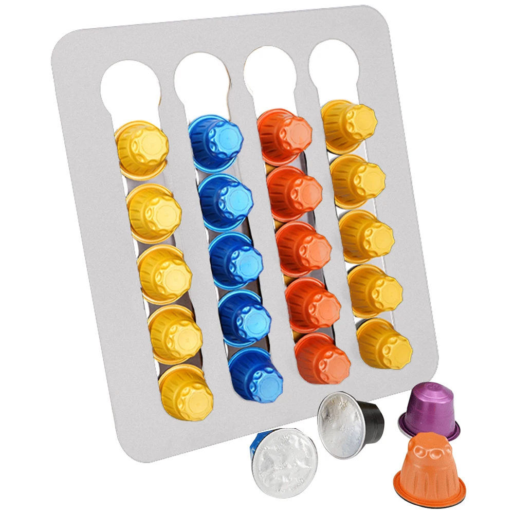 24 Cups Coffee Pod Rack Storage Shelves For Cabinets Wall Glass Doors Nespresso Capsule Holder Stand Cafe Accessories
24 Cups Coffee Pod Rack Storage Shelves For Cabinets Wall Glass Doors Nespresso Capsule Holder Stand Cafe Accessories
