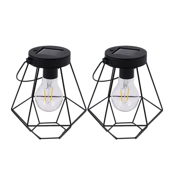2Pcs Wrought Iron Retro Solar Lantern Hanging Light LED Yard Outdoor Patio Garden Lamp
2Pcs Wrought Iron Retro Solar Lantern Hanging Light LED Yard Outdoor Patio Garden Lamp