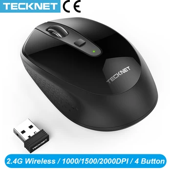 TeckNet Omni Mini 2.4GHz Wireless Mouse 3 Adjustable DPI Levels: 1600/1200/800DPI with USB Nano Receiver
TeckNet Omni Mini 2.4GHz Wireless Mouse 3 Adjustable DPI Levels: 1600/1200/800DPI with USB Nano Receiver