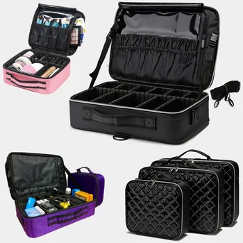 2020 Professional Makeup Organizer Cosmetic Case Bolso Mujer Cosmetic Bag PU Large Capacity Storage Case Multilayer Suitcase New
2020 Professional Makeup Organizer Cosmetic Case Bolso Mujer Cosmetic Bag PU Large Capacity Storage Case Multilayer Suitcase New