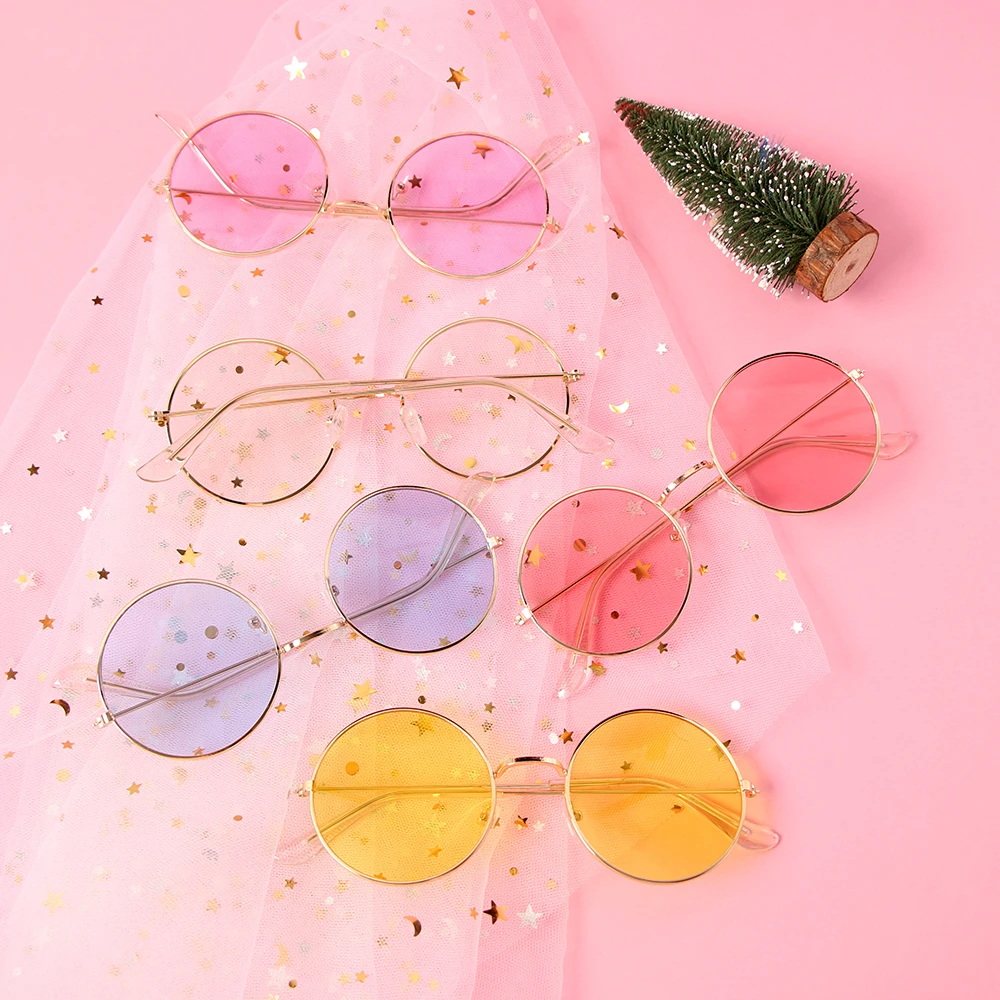 1pcs Women Round Novelty Sunglasses New Hip Hop Style Color Lenses Retro Glasses Retro Oval Summer New Travel Trend Accessories
1pcs Women Round Novelty Sunglasses New Hip Hop Style Color Lenses Retro Glasses Retro Oval Summer New Travel Trend Accessories