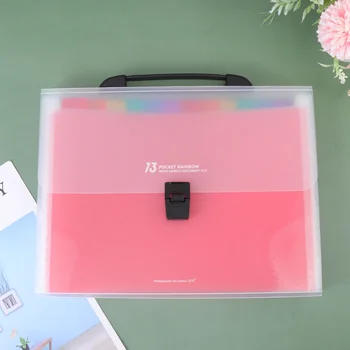 A4 Rainbow Expandable Folder Multilayer File Bag Portable File Folders 13 Pockets Document Pouch
A4 Rainbow Expandable Folder Multilayer File Bag Portable File Folders 13 Pockets Document Pouch