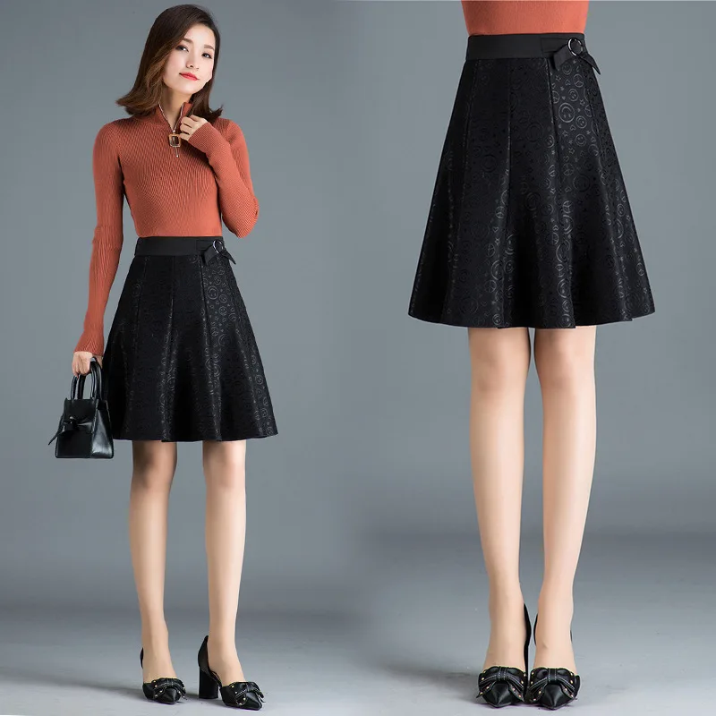 Skirt Autumn Women's 2020 New Style Mid-length A- line Skirt Autumn And Winter Mid-length Pleated Skirt Full Skirt Women's 
Skirt Autumn Women's 2020 New Style Mid-length A- line Skirt Autumn And Winter Mid-length Pleated Skirt Full Skirt Women's