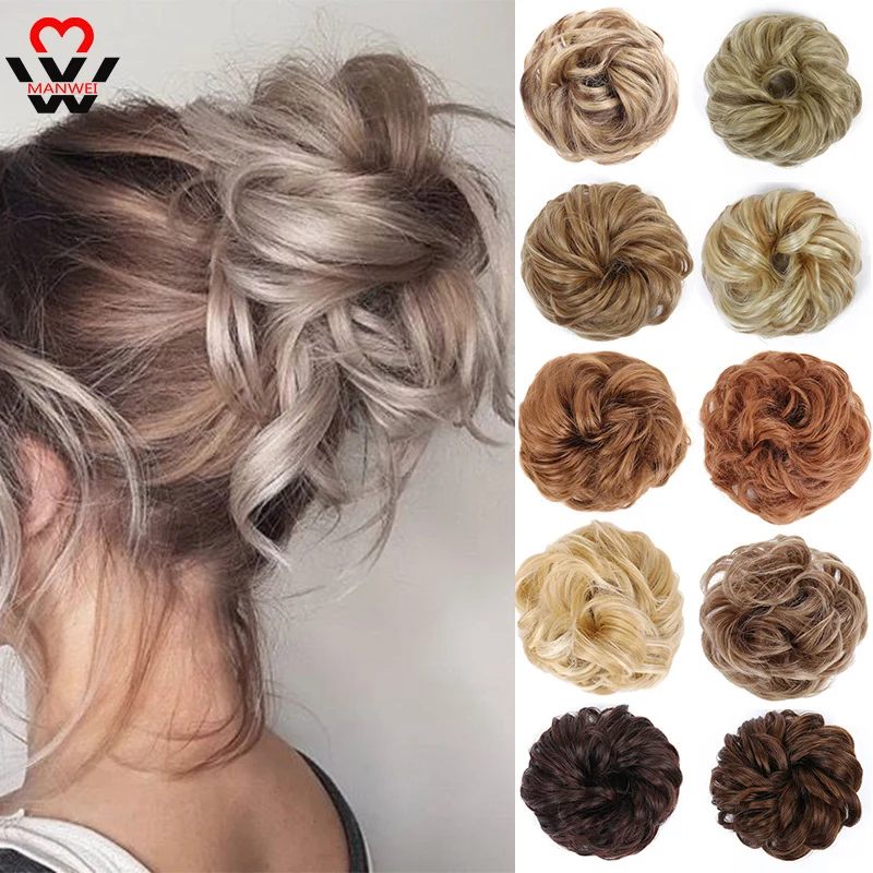 MANWEI Tousled Updo Messy Bun Extension Ponytail with Elastic Rubber Hair Extensions Scrunchies Ponytail Hairpiece for Women
MANWEI Tousled Updo Messy Bun Extension Ponytail with Elastic Rubber Hair Extensions Scrunchies Ponytail Hairpiece for Women