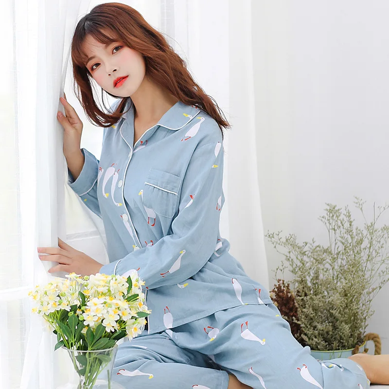 Pajamas Women's Spring And Autumn Pure Cotton Long-sleeve Suit Large Size Fat Mm 200 Autumn Loose Cotton Summer Thin Two-Piece S
Pajamas Women's Spring And Autumn Pure Cotton Long-sleeve Suit Large Size Fat Mm 200 Autumn Loose Cotton Summer Thin Two-Piece S