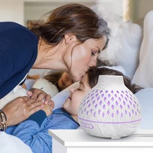 Humidifier Diffuser Aromatic Aromatherapy 400ML Hollow Out Wood Grain Mist Maker Remote LED Control Discoloration Light YANKE
Humidifier Diffuser Aromatic Aromatherapy 400ML Hollow Out Wood Grain Mist Maker Remote LED Control Discoloration Light YANKE