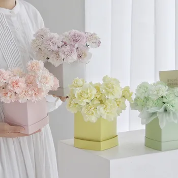 Solid Color Mini Heart Box Packaging Flowers Bouquet Box Valentine's Day Gifts Decor Boxes for Package Florist
Solid Color Mini Heart Box Packaging Flowers Bouquet Box Valentine's Day Gifts Decor Boxes for Package Florist