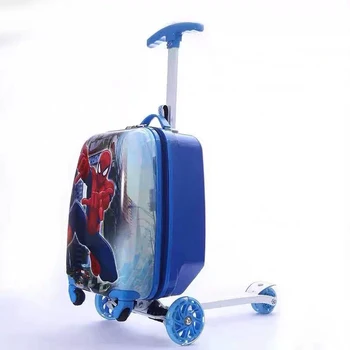 Travel suitcase on wheels child gift scooter suitcase cabin skateboard trolley lazy luggage bag for kids cartoon rolling luggage
Travel suitcase on wheels child gift scooter suitcase cabin skateboard trolley lazy luggage bag for kids cartoon rolling luggage