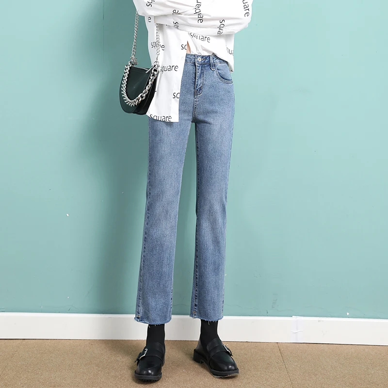 2020 Korean Fashion Trends Ankle Jeans for Womens Highwaist Stretch Flare Pants Plus Size Ladies Vintage Blue Casual Streetwear
2020 Korean Fashion Trends Ankle Jeans for Womens Highwaist Stretch Flare Pants Plus Size Ladies Vintage Blue Casual Streetwear