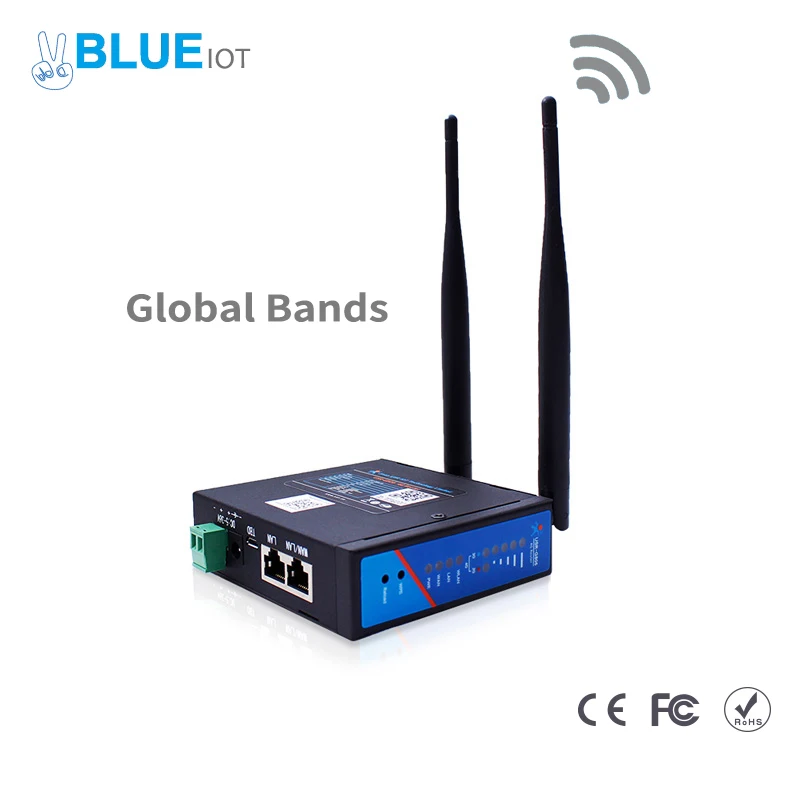 Industrial M2M Routers with Global Bands 4G LTE Network Secure Wireless Routing Device Transmit Data Support 802.11b/g/n WLAN
Industrial M2M Routers with Global Bands 4G LTE Network Secure Wireless Routing Device Transmit Data Support 802.11b/g/n WLAN