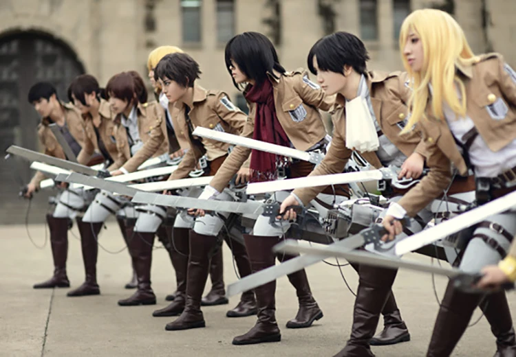 Cosplay attack titan