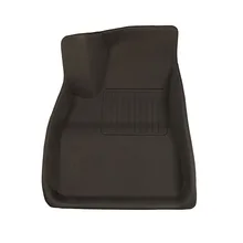 Tesla Model3 left and right rudder TPR material+particle non-slip bottom special car mat trunk mat()