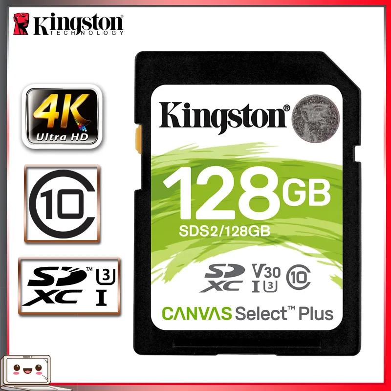 Kingston SD карта 128 Гб памяти SDXC цифровая класса 10 cartao de memoria для камеры Canon Nikon sony |