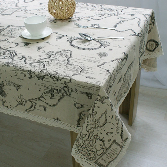 New Arrival Tablecloth World Map High Quality Lace Tablecloth Decorative Elegant Table Cloth Linen Table Cover
New Arrival Tablecloth World Map High Quality Lace Tablecloth Decorative Elegant Table Cloth Linen Table Cover