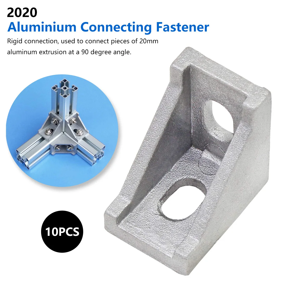 20x20x17mm Corner Angle Bracket 10pcs/25pcs Aluminum 2020 Corner Bracket Fittings for Connector Aluminium Profile Router
20x20x17mm Corner Angle Bracket 10pcs/25pcs Aluminum 2020 Corner Bracket Fittings for Connector Aluminium Profile Router