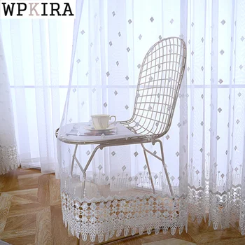 Nordic Luxury Embroidered Gauze Curtains for Living Room Geometric Sheer Mesh Fabric for Balcony Tulle Drape Bay Window S578#40
Nordic Luxury Embroidered Gauze Curtains for Living Room Geometric Sheer Mesh Fabric for Balcony Tulle Drape Bay Window S578#40