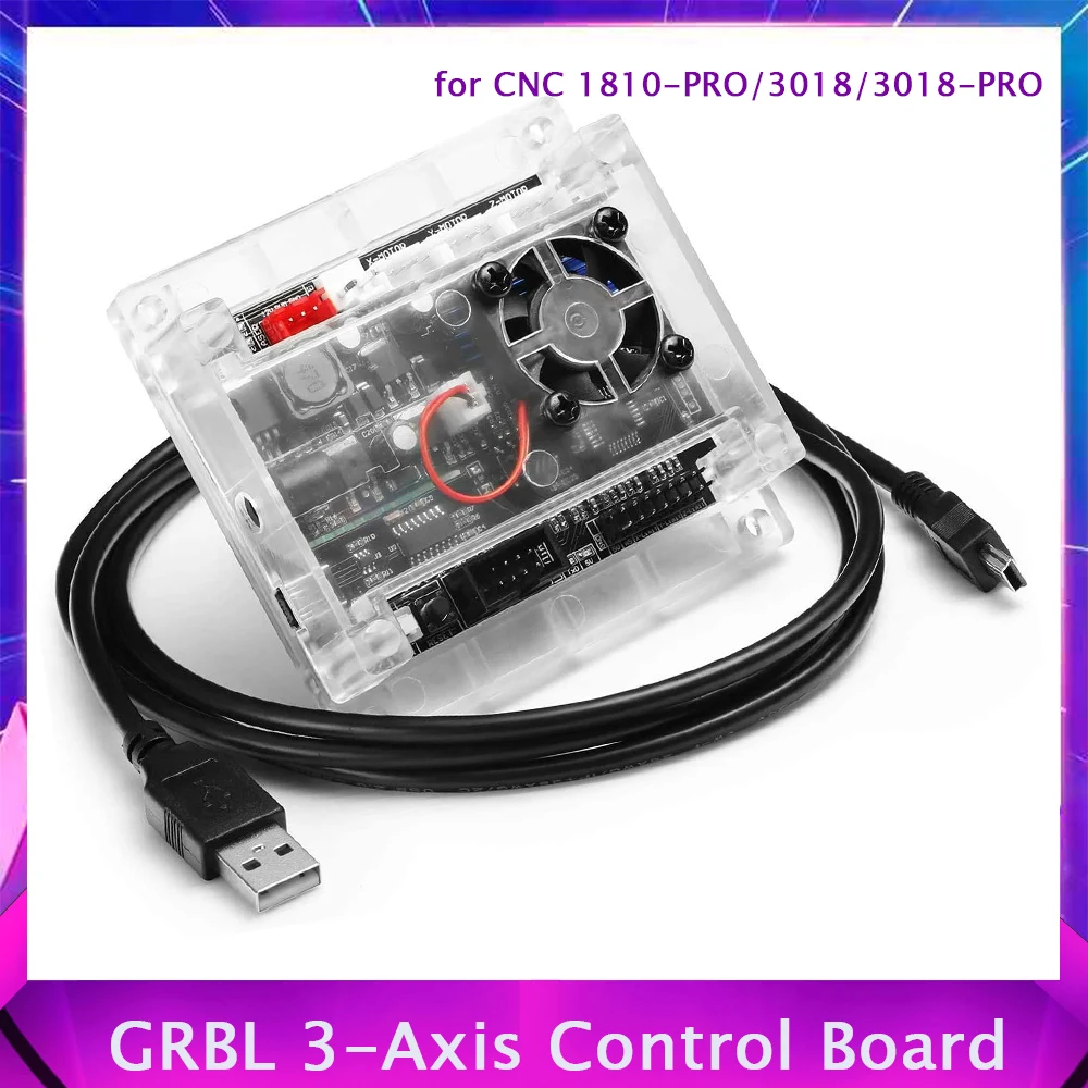 Гравировальный станок с ЧПУ GRBL 1,1 с USB-портом, 3-осевая панель управления с ABS чехол для ЧПУ 1810-PRO/3018/3018-PRO
Гравировальный станок с ЧПУ GRBL 1,1 с USB-портом, 3-осевая панель управления с ABS чехол для ЧПУ 1810-PRO/3018/3018-PRO