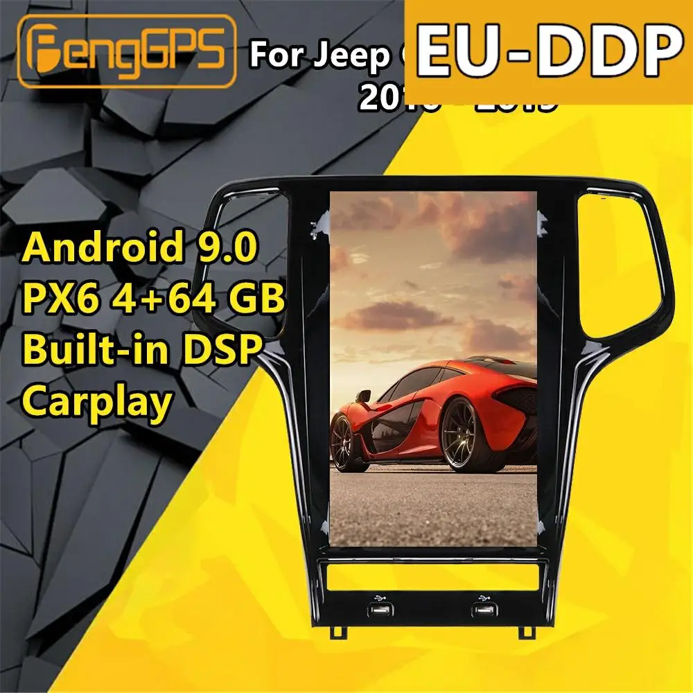 Автомобильный мультимедийный плеер для JEEP Grand Cherokee 2010-2019, стерео, экран Tesla, Android, PX6, радио, аудио, GPS-навигация, головное устройство BT
Автомобильный мультимедийный плеер для JEEP Grand Cherokee 2010-2019, стерео, экран Tesla, Android, PX6, радио, аудио, GPS-навигация, головное устройство BT