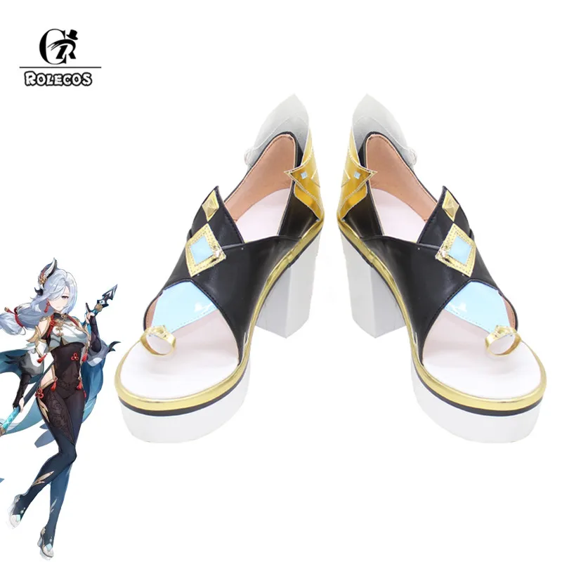 ROLECOS Shenhe Cosplay Shoes Game Genshin Impact Shenhe Cosplay Shoes Sexy Women Shoes High Boots Heels Halloween Cosplay Prop
ROLECOS Shenhe Cosplay Shoes Game Genshin Impact Shenhe Cosplay Shoes Sexy Women Shoes High Boots Heels Halloween Cosplay Prop