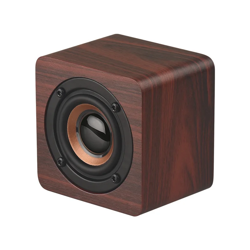 

Portable 3W Mini Wooden Bluetooth Speaker V4.2 Stereo Speaker Full range of smart phone speakers are small