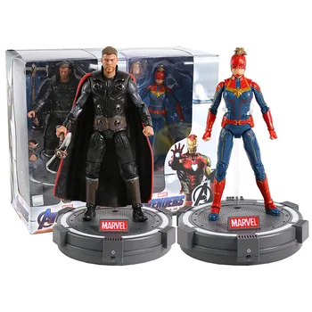 Marvel Avengers Endgame Thor Captain Marvel PVC Action Figures Collectible Model Toy with Light
Marvel Avengers Endgame Thor Captain Marvel PVC Action Figures Collectible Model Toy with Light