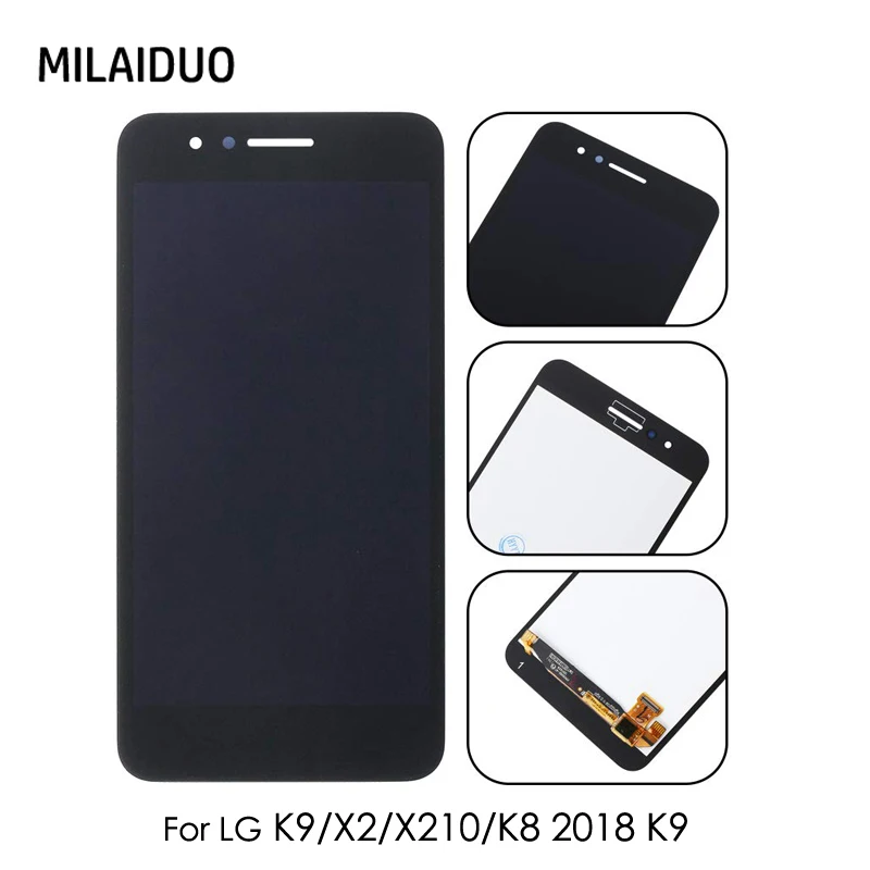 LCD Display For LG K9 X210 K8 2018 K9 LCD Touch Screen Digitizer LCD For LG X2 Assembly Replacement Parts Black No/with Frame
LCD Display For LG K9 X210 K8 2018 K9 LCD Touch Screen Digitizer LCD For LG X2 Assembly Replacement Parts Black No/with Frame